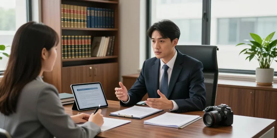 Client engaging with a lawyer in a professional setting, hop over to this website for legal advice.