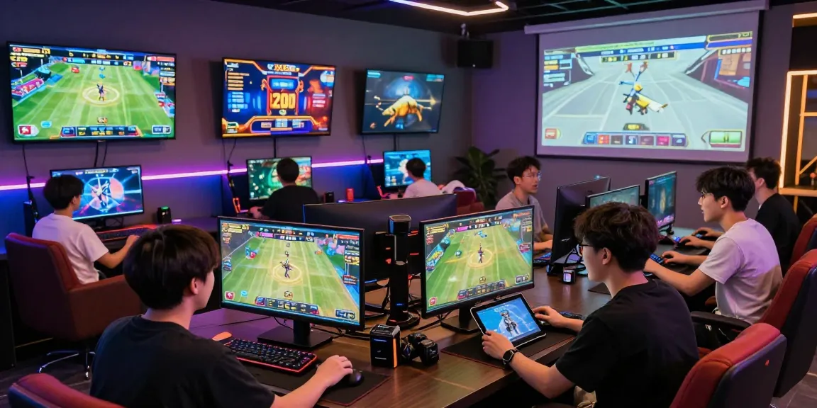Dynamic gaming scene at https://xx88.se.net/ showcasing enthusiastic gamers engaged in sports betting and casino games with neon ambiance.