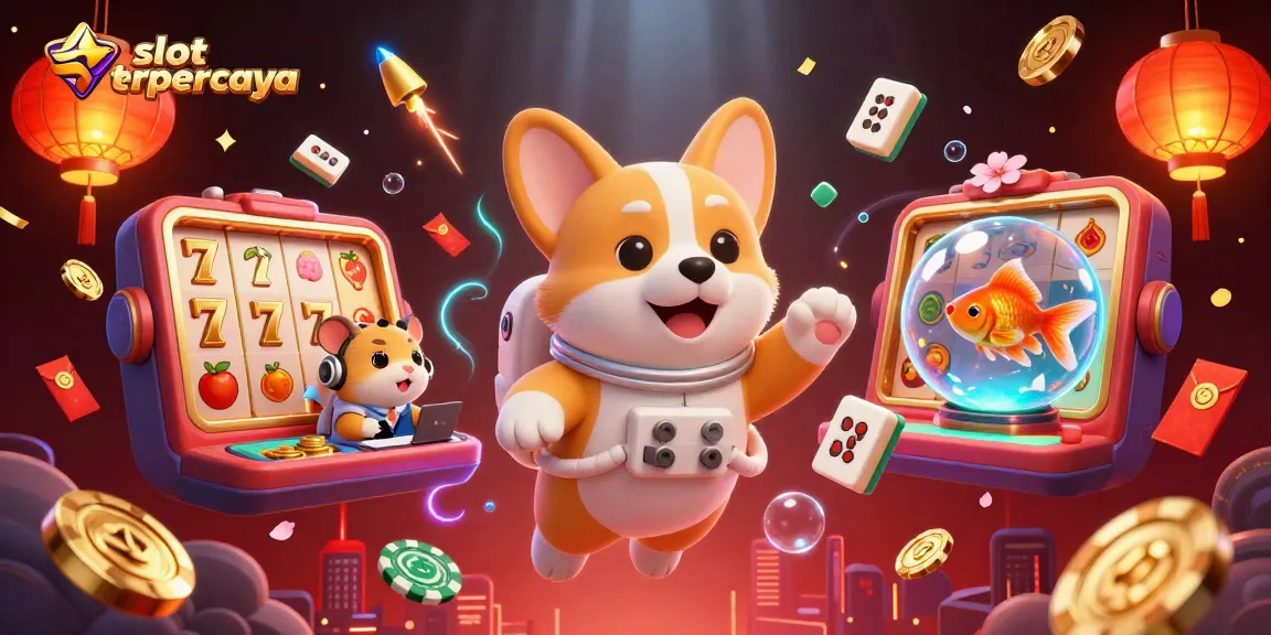 Experience winning with slot terpercaya in an ultra-detailed casino-themed 3D scene.