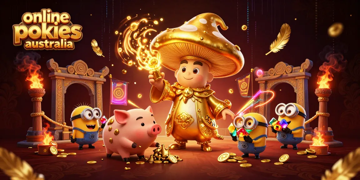Experience the magic of online pokies australia with captivating 3D visuals featuring mystical characters.