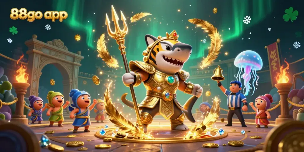 Experience the thrilling gameplay of the 88go app with our vibrant casino-themed illustration.