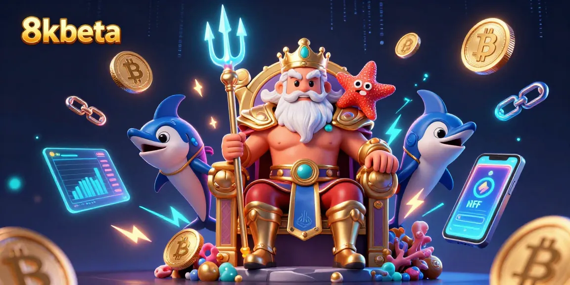 Explore interactive gaming at 8kbeta, where sea king Neptune and samurai guard celebrate wins.